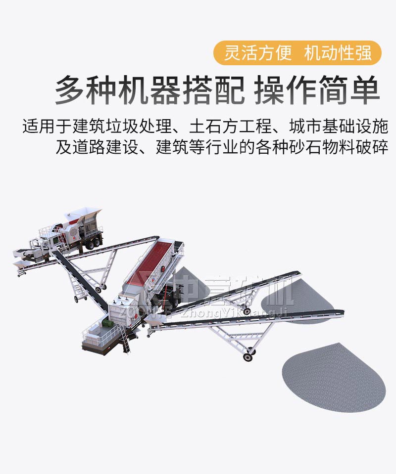 移動式建筑垃圾破碎機(jī)